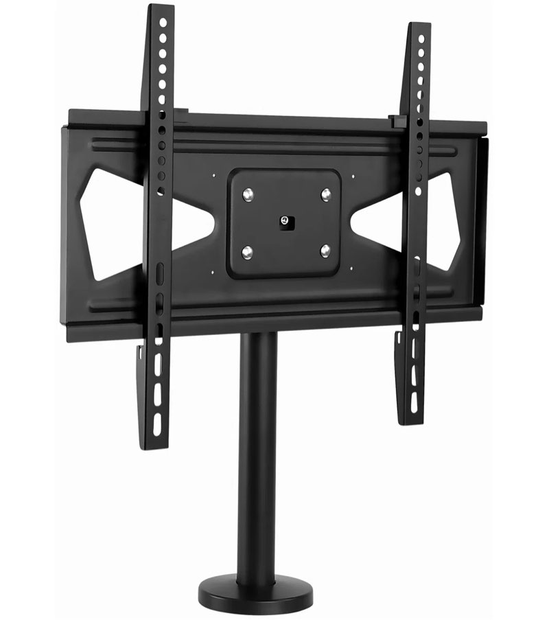 Mount-It! Bolt Down TV Stand | Heavy Duty Swivel Table Top Desktop Mount For  32" - 55" VESA TVs
