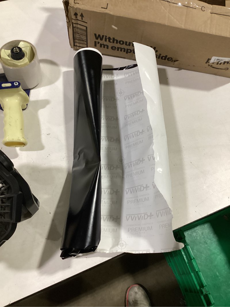 Condition photo showing Good Condition for vvivid black matte car wrap vinyl roll with air release 3mil-vvivid8 (25ft x 5ft)