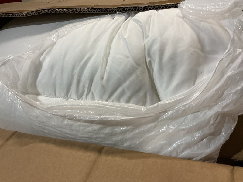 Condition photo showing As Is for lost horizon air & foam camping mattress, self-inflating sleeping pad, 4.5" thick, with pump sack, full brown full mattress only