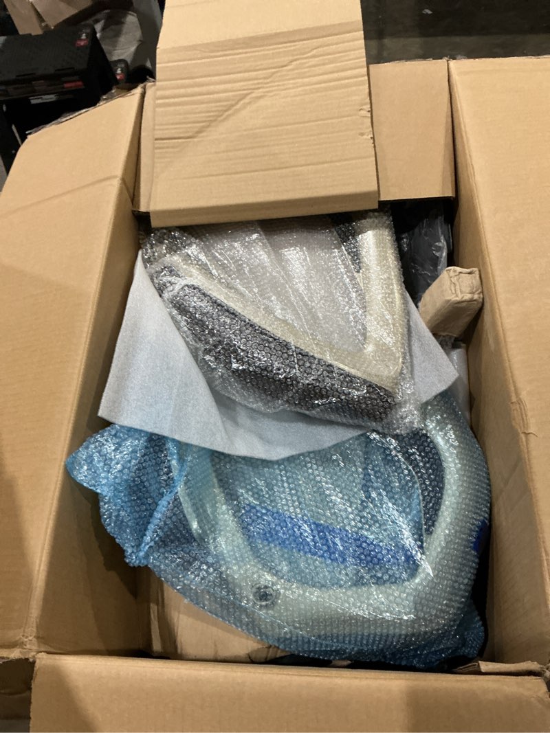 Condition photo showing Good Condition for amazon basics big and tall executive office chair with lumbar support, adjustable height, 360-degree swivel, 350-pound capacity, 28.5"d x 30.25"w x 47.9"h, brown with pewter finish