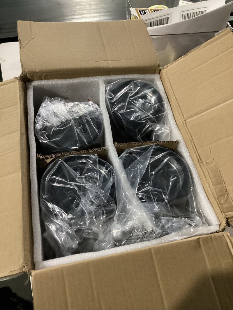 Condition photo showing Good Condition for TOBUSA Black Exterior Lighting Fixtures Wall Mount Dusk to Dawn, Modern Outdoor Wall Lights for House Waterproof, 2-Light Up and Down Cylinder Wall Sconces for Garage Porch Outside Patio Yard, 4-Pack Black 12inch 4-Pack