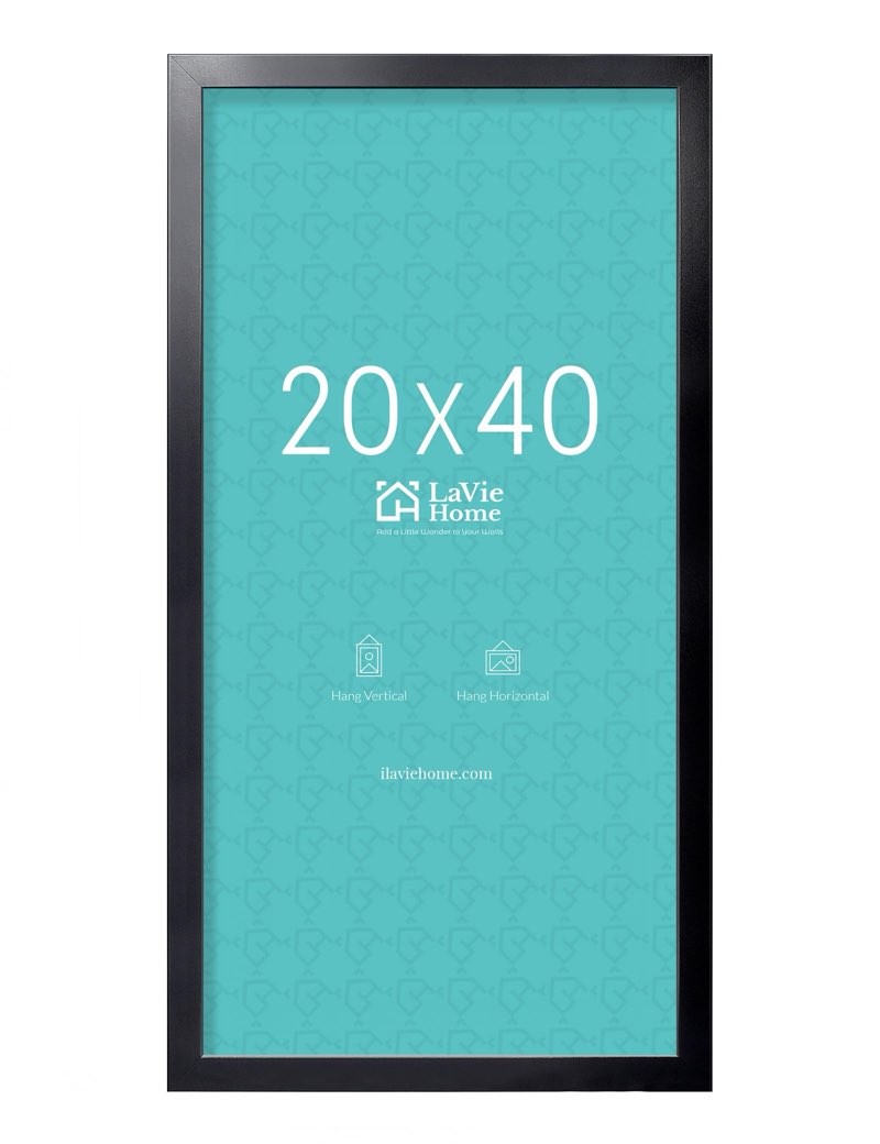 Lavie home 20x40 black picture frame 1 pack
