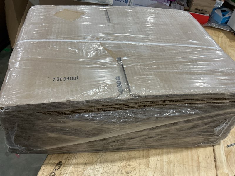 Condition photo showing New/Like New for 25 pack corrugated cardboard boxes 12 x 9 x 6 for packaging small business, moving, mailing