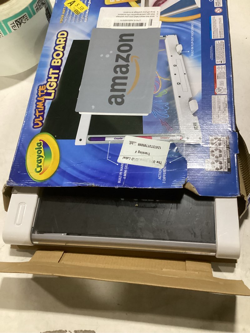 Condition photo showing New/Like New for Crayola Ultimate Light Board - White, Kids Drawing Tablet, Gifts for Kids, LED Drawing Board, Sketching Art Projector, Toys for Boys & Girls, 6+