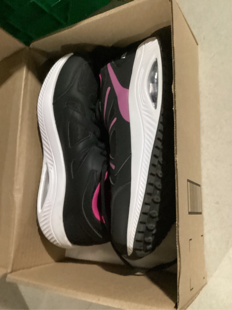 Condition photo showing Good Condition for AOV Women Arch Support Walking Shoes Orthotic Sneakers for Plantar Fasciitis Foot and Heel Pain Relief Tennis Shoes 10 Wide Blackrose