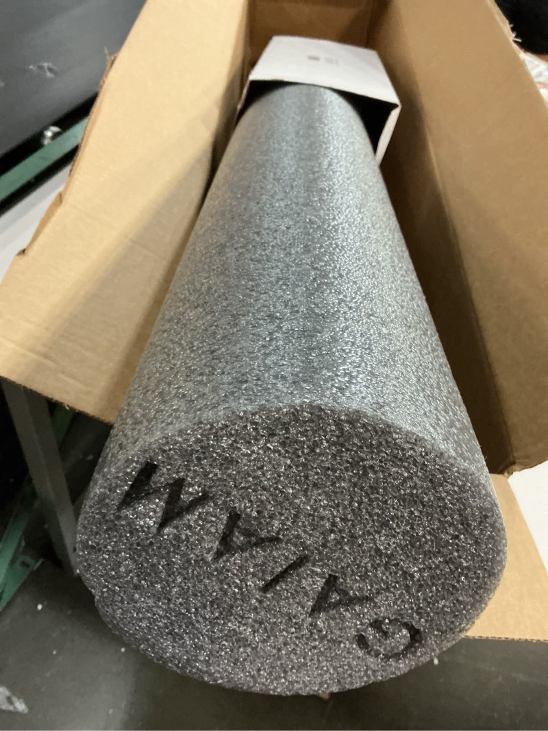 Condition photo showing Good Condition for gaiam restore foam roller for muscle massage - deep tissue muscle massager for sore muscles & stimulation - total body pain relief, back, neck, foot, calf, leg, arm (18 inch and 36 inch) 36-inch 36" roller (grey)