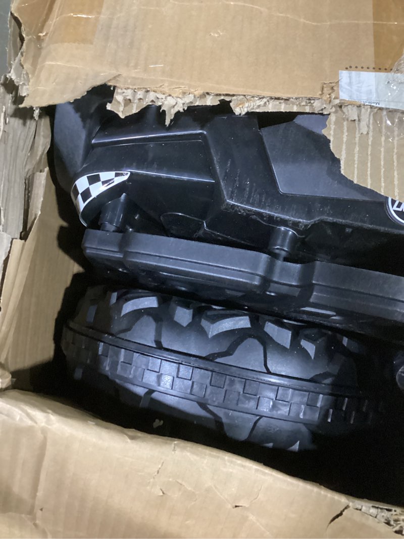 Condition photo showing Good Condition for ELEMARA 2 Seater Kids ATV,12V Ride on Toy for Big Kids, Electric 4 Wheeler for Kids,4mph Max Speed,Kids Cars to Drive, Bluetooth, LED Light, Radio, Battery Powered Kids Ride on for Boys&Girls,Black Black 12V