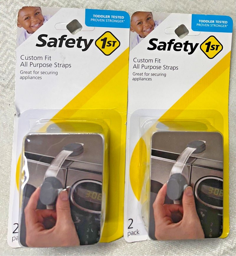 Safety 1st 2-Pack Custom Fit All Purpose Strap 2-pc. Safety Latches