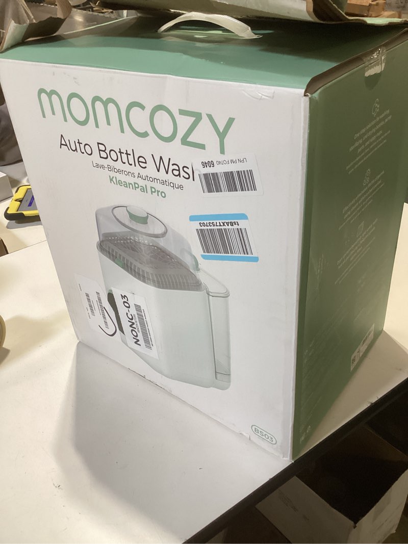 Condition photo showing New/Like New for momcozy kleanpal pro baby bottle washer, sterilizer & dryer - all-in-one cleaning machine for bottles, pump parts & baby essentials - time-saving & effortless care