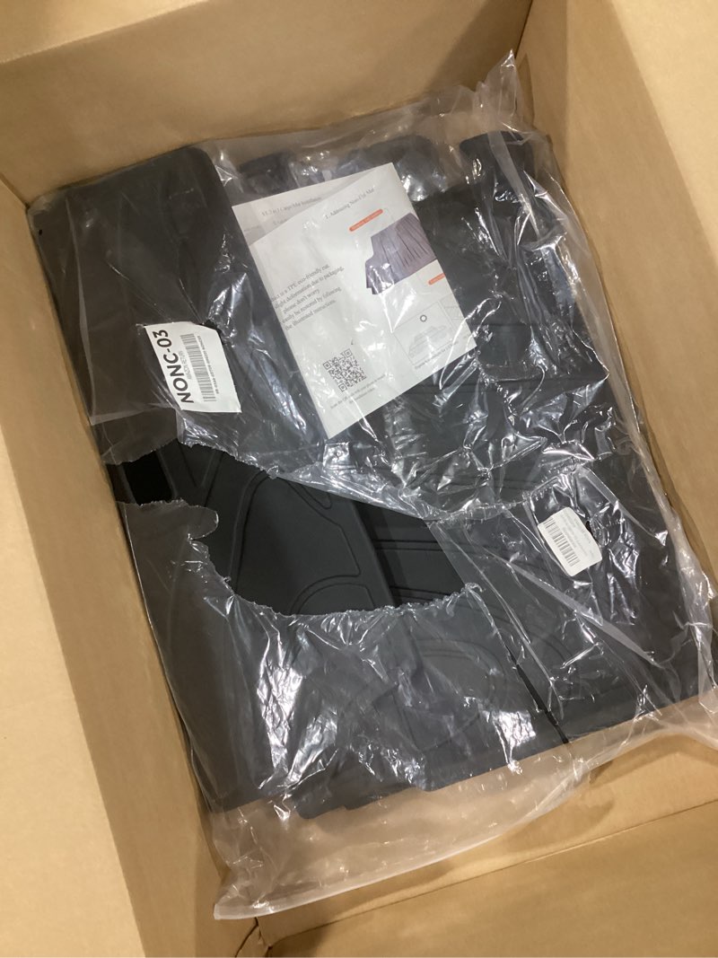 Condition photo showing Good Condition for cargo mat for 2021-2025 ford bronco 4 door, full coverage all weather trunk cargo liner with backrest protectors for bronco accessories (not fit sport)