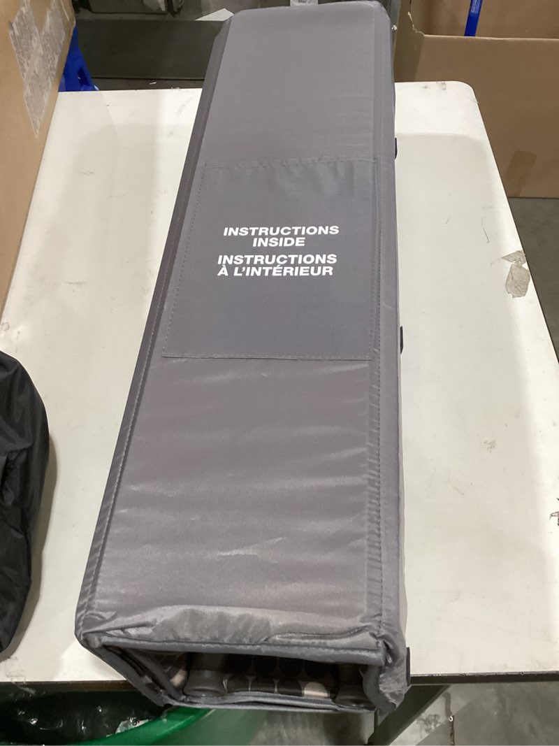 Condition photo showing Good Condition for pamo babe compact pack and play - portable crib for baby, lightweight foldable travel playard with mattress pad & carry bag, safe breathable travel bed for home, trips & family visits, cute pattern grey