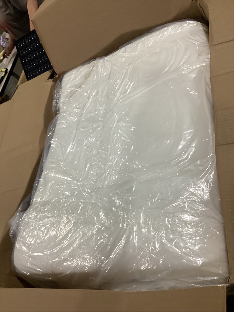 Condition photo showing New/Like New for glendan extra firm mattress topper: queen size 3 inch, high density bed topper, extra support for pain relief, breathable washable cover with anti-slip straps, certipur-us oeko-tex certified 80x60 standard queen extra firm 3 inch