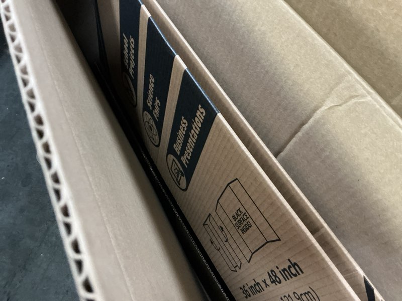 Condition photo showing New/Like New for Similar 2 Pack Trifold Poster Board IKAYAS Black Poster Boards, Science Fair Display Boards Posterboard Foamboard for Mounting, Prints,Art,Display,Projects Classroom Supplies