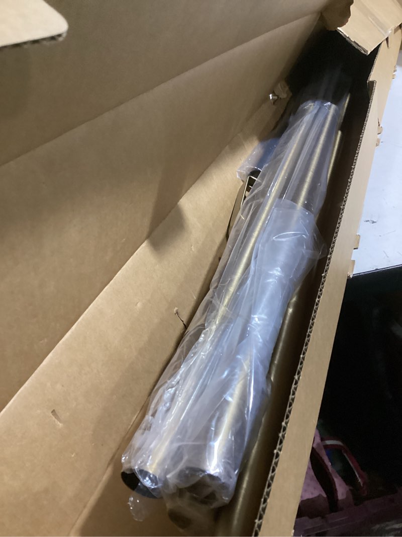 Condition photo showing Good Condition for Ivilon Window Curtain Rod Decorative End Cap Design, 1 Inch Rod, 120 to 240 Inch. Warm Gold 120" to 240" Warm Gold