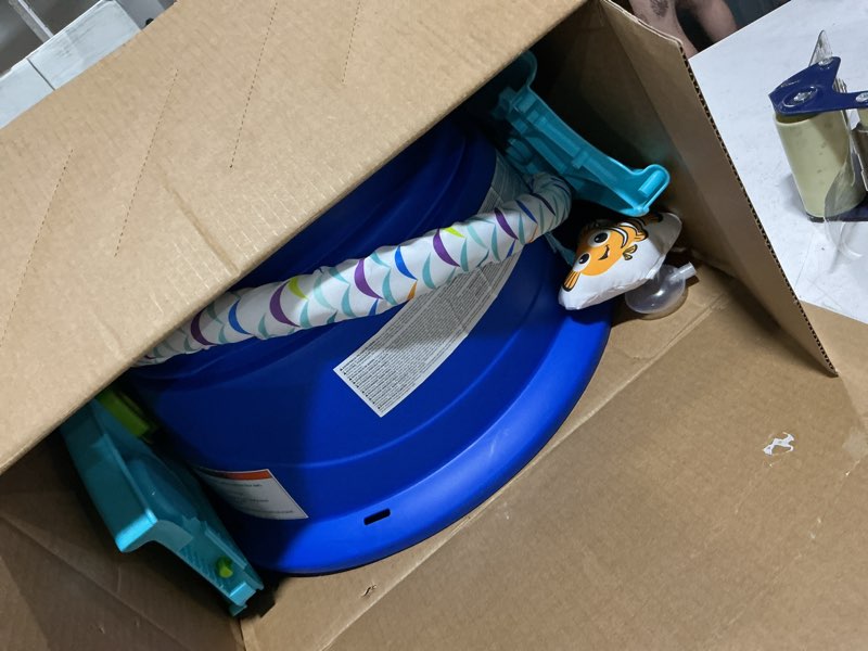Condition photo showing Good Condition for bright starts disney baby finding nemo superseat, fun baby seat for sitting up, playtime, and meals, ages 4 months to 4 years, blue
