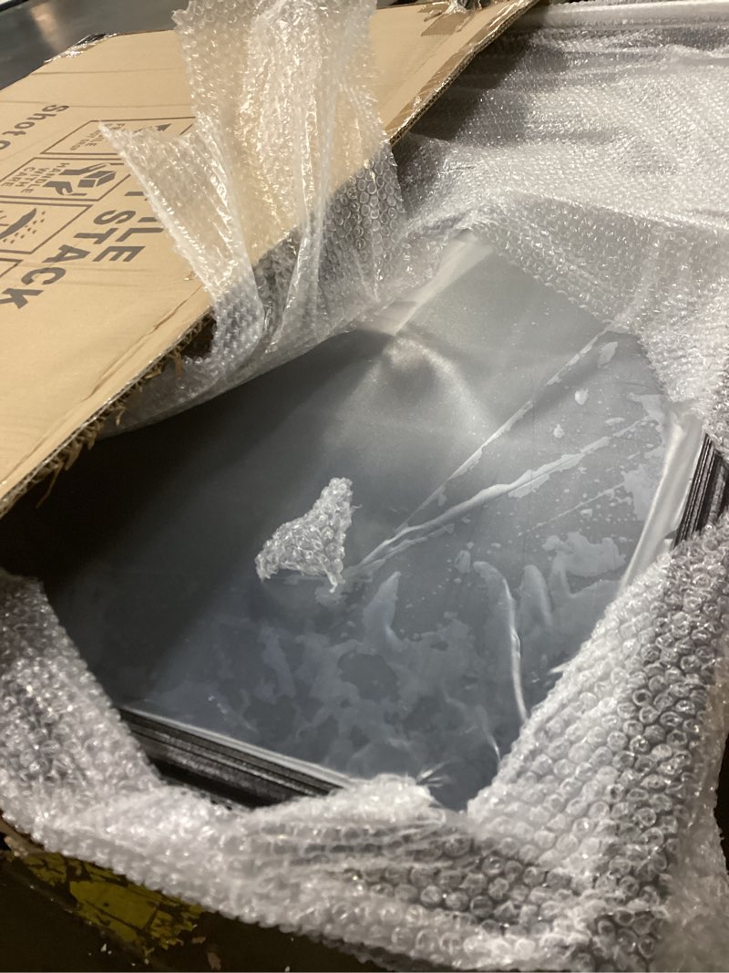 Condition photo showing Good Condition for Championship Ring Display Case, 12 Ring Posts Sports Ring Display Case Wooden Shadow Box for Baseball Basketball Football Softball Award Rings Fan Souvenirs 12 Posts Ring Case