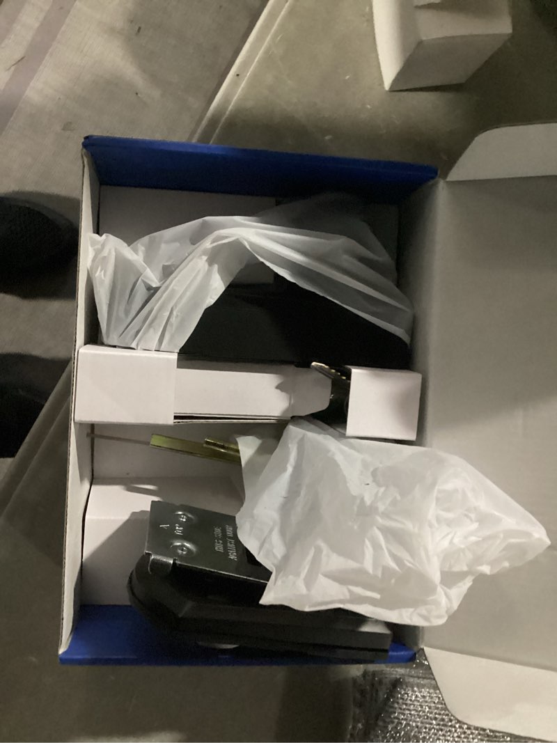 Condition photo showing New/Like New for TEEHO TE003 Keyless Entry Keypad Door Lock with Handle, Electronic Digital Smart Locks for Front Door, Smart Door Knob with Code for Bedroom, Auto Lock, Passage Mode, Easy to Install, Matte Black