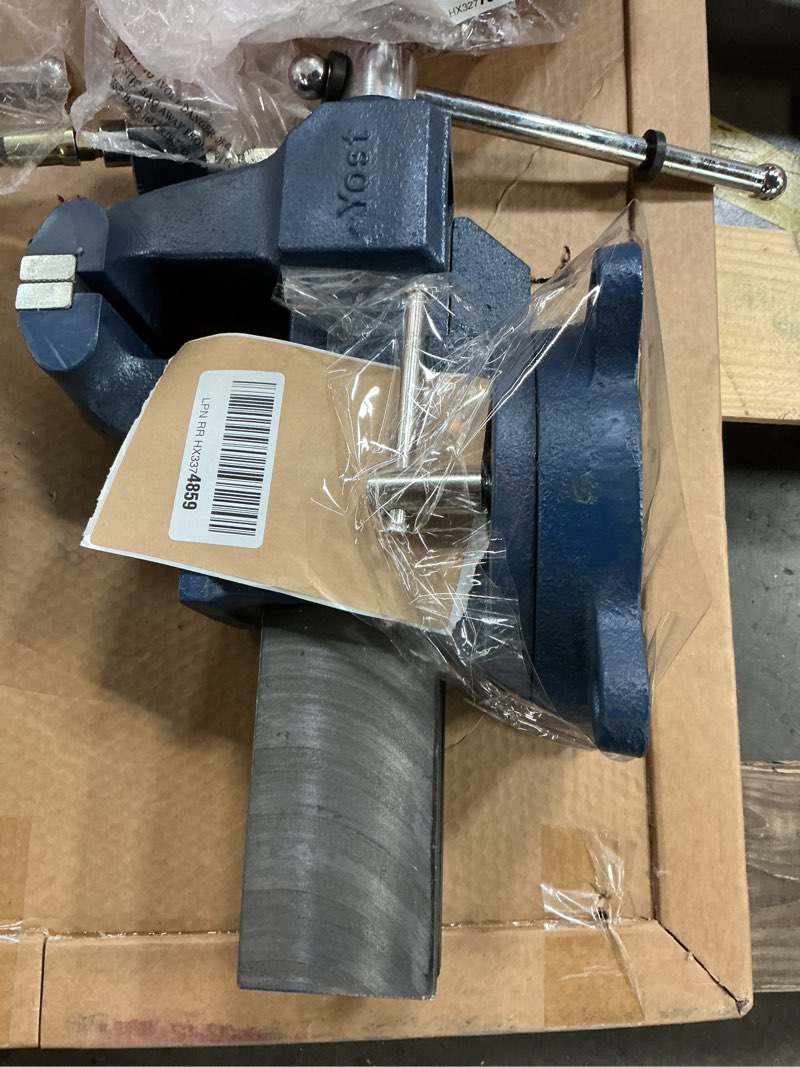 Condition photo showing As Is for Yost Vises 204 4" Machinist Vise with 360-Degree Swivel Base 4 inches