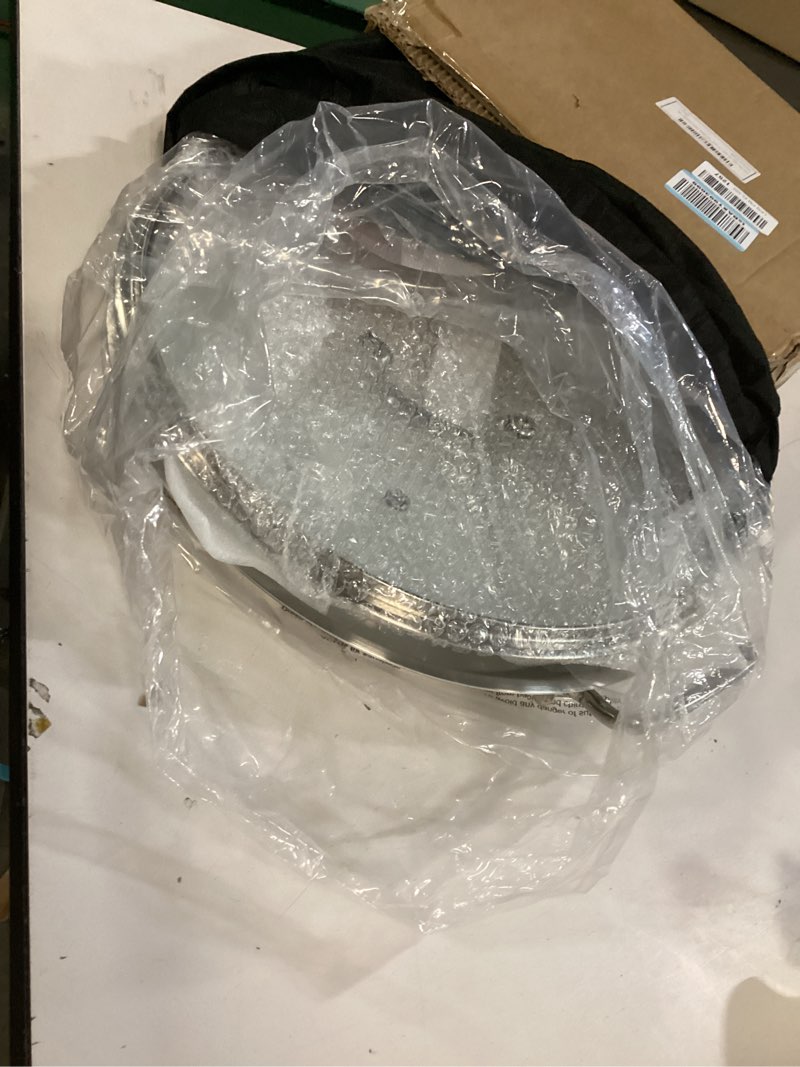 Condition photo showing Good Condition for LOLYKITCH 14 Inch Tri-ply Stainless Steel Paella Pan with Lid, Detachable Handle Skillet, Induction Compatible Flat Bottom, Rust Proof & Warp Resistant, Large Oven Safe Cookware for Family of 5-8 14 Inch with Lid