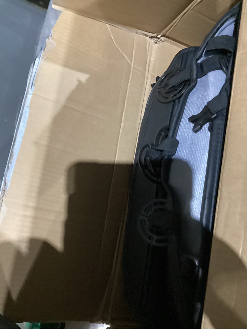 Condition photo showing Good Condition for Coverado Car Seat Covers Full Set, Nappa Leather Seat Covers for Car, Waterproof Car Seat Protector with Lumbar Support, Automotive Seat Covers Universal Fit for Most Cars SUV Trucks (Black&Gray) A/Black&Gray FullSet