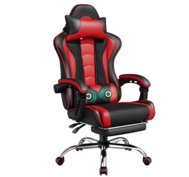  Similar photo Gaming Chair,Ergonomic Computer Chairs for Adults with Footrest, PU Leather Office Chair with Adjust