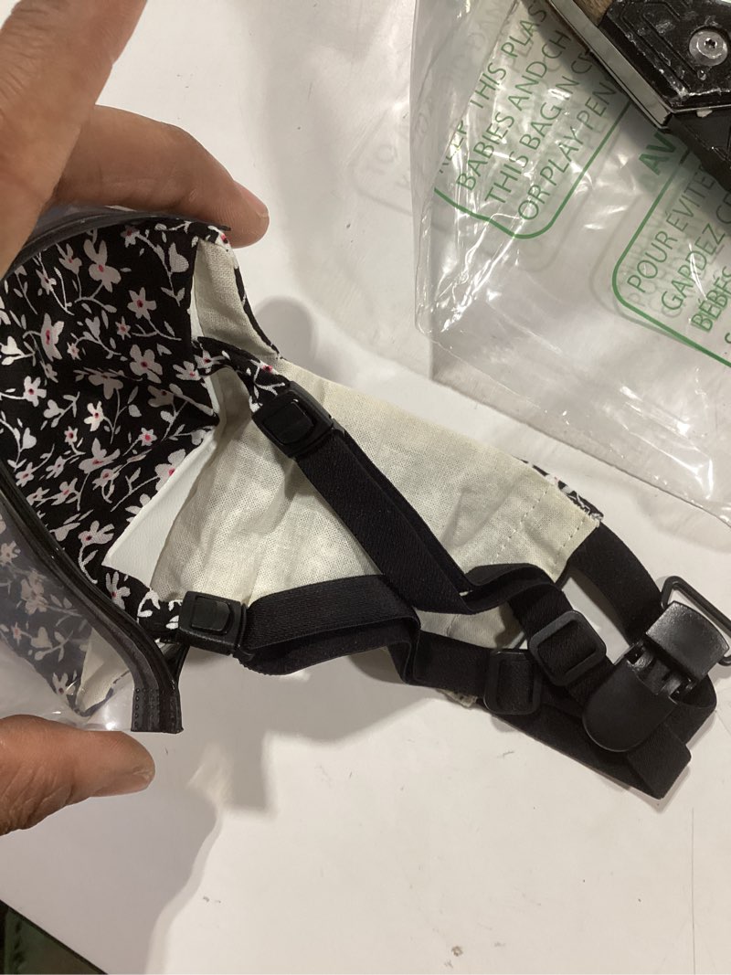 Condition photo showing Good Condition for chicken diapers duck diaper diaperalls for hens, roosters, ducks, ducklings - reusable, adjustable by uni infinity (black floral, chicken medium, 1, count) black floral chicken medium 1