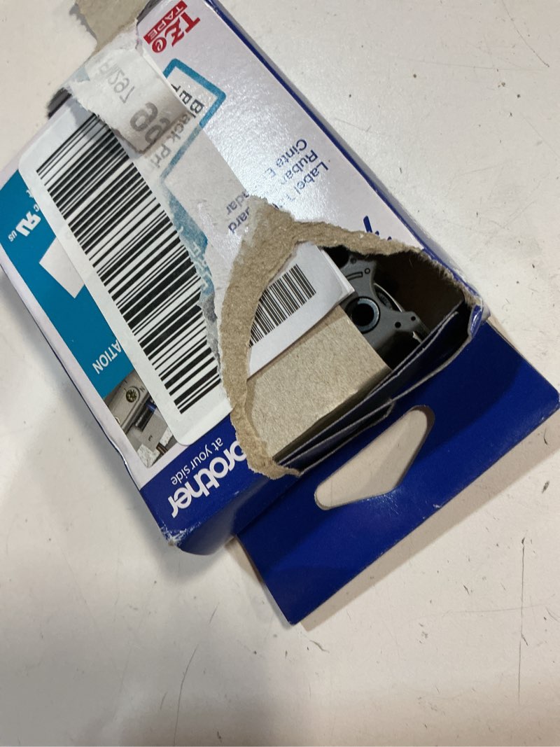Condition photo showing Good Condition for brother p-touch genuine tze-fx241, ~3/4" (0.7") black on white flexible cable/wire laminated tape –26.2 ft(8m) (tzefx241)