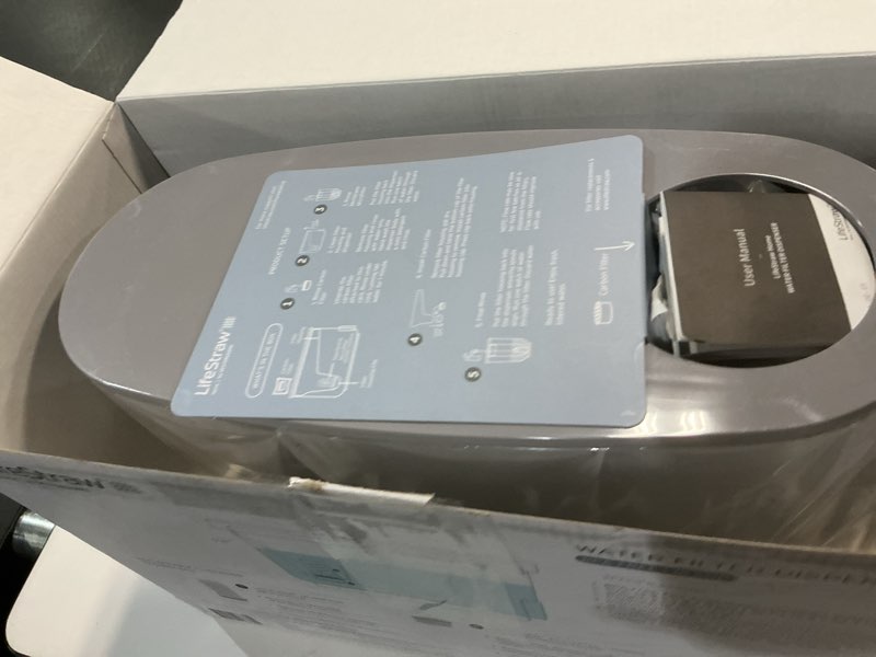 Condition photo showing New/Like New for lifestraw home– water filter dispenser, 18-cup pebble 18-cup