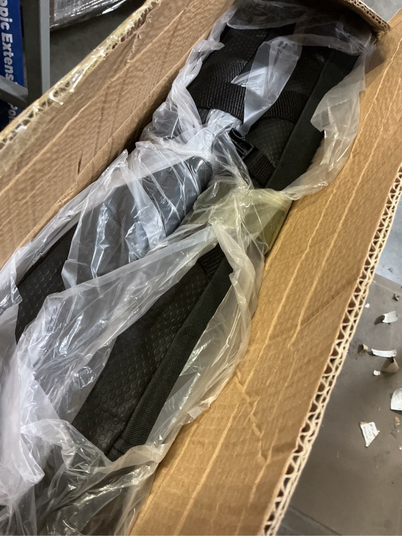 Condition photo showing Good Condition for Extra Wide Stadium Seats with Back Support 2 Pack, Bleacher Chairs with Back and Cushion Folding Stadium Chairs, 6 Reclining Positions Waterproof Bleacher Seats (Extra Wide|25" Black) Extra Wide|25"|2 Pack Black 2