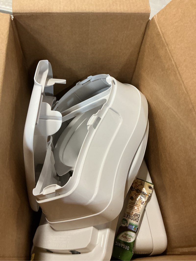 Condition photo showing As Is for Summer Infant by Ingenuity My Size Potty Pro in White, Toddler Potty Training Toilet, Lifelike Flushing Sound, for Ages 18 Months+, Up to 50 Pounds
