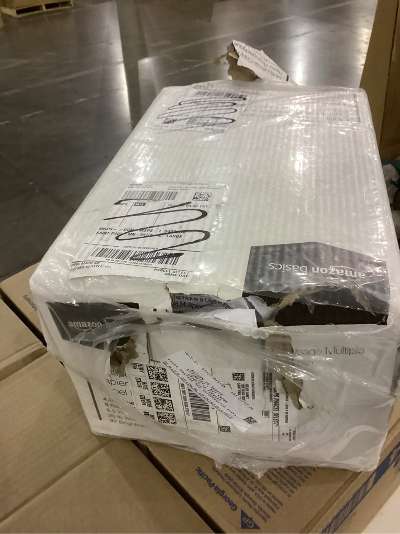 Condition photo showing Good Condition for Amazon Basics Multipurpose Copy Printer Paper, 20 lb, 8.5 x 11 Inches, 8 Reams (4,000 Sheets), 92 Bright, White 8 Reams | 4000 Sheets Letter (8.5x11)