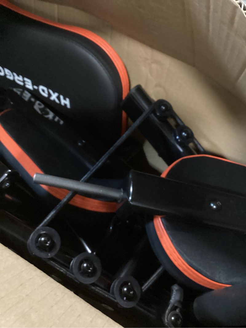 Condition photo showing Good Condition for HXD-ERGO Hip Abductor/Adduction Machine for Home Gym, 6-Level Glute Machine & Thigh Workout Equipment, Booty Builder with Plush Padding, Compact Leg Exercise Euipment for Women & Men (Orange)