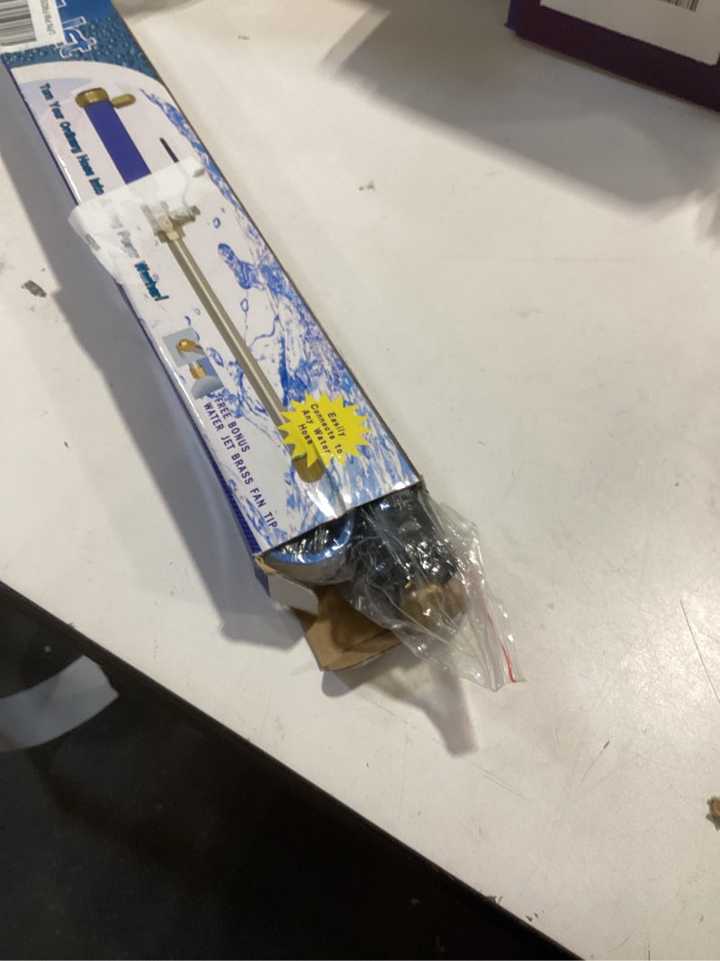 Condition photo showing Good Condition for Upgraded Jet Nozzle for Garden Hose Power Washer Wand Hydro Jet High Pressure Washer Tools with 2 Different Nozzles and Hose Quick Connectors Black 18.0 Inches