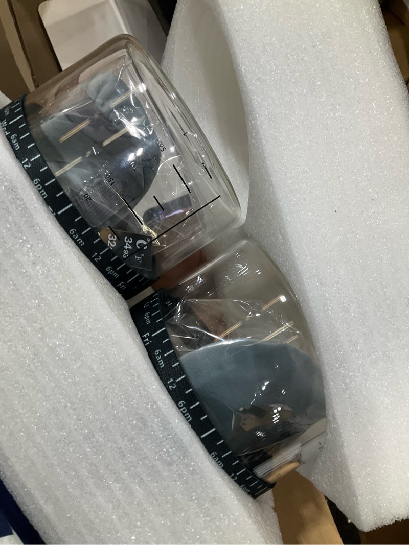 Condition photo showing New/Like New for Wissy&Konny Sourdough Starter Jar 2Pack 35OZ with Ounce Scale Line,Date Marked Feeding Band, Thermometer, Sourdough Jar Scraper, Cloth Cover & Wood Lid, Wide Mouth for Sourdough Bread Baking Wood Lids-2 Pack