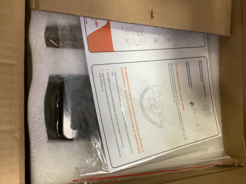 Condition photo showing item condition for Adjustable Drawbar Trailer Hitch - 20,000 LBS, Fits 2 and 2-5/16 Inch Balls, US Gov Tested & Certified, for RV Towing, Motorcycles & Powersports 2-inch Receiver Gold, 6-inch Drop