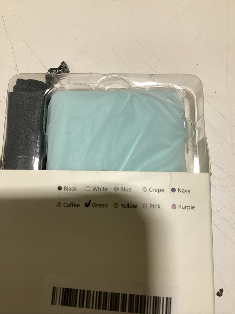 Condition photo showing Good Condition for SIMILAR TO STOCK PHOTO.. TEAL.. VEGER Portable Charger for iPhone Built in Cables and Wall Plug, 10000mah Slim Fast Charging USB C Power Bank, Travel Essential Battery Pack Compatible with iPhones, iPad, Samsung More Devices(Black) A Black