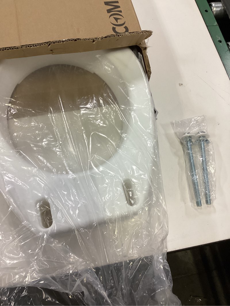 Condition photo showing Good Condition for Carex Toilet Seat Riser, Round Raised Toilet Seat Adds 3.5 inches to Toilet Height, for Assistance Bending or Sitting, 300 Pound Weight Capacity Toilet Riser