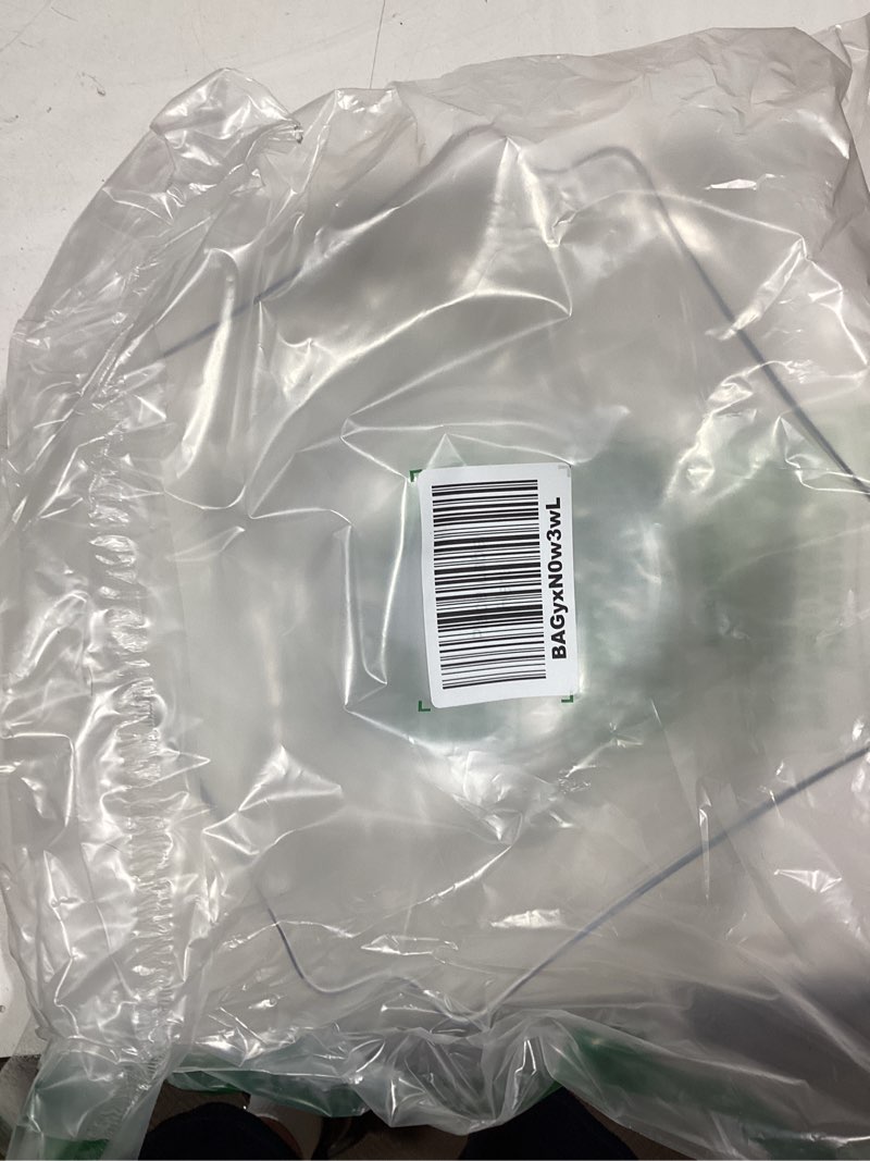 Condition photo showing Good Condition for luxurious clear plastic flower serving bowl - 8" (1 pc.) - premium quality & durable material - perfect for parties & events