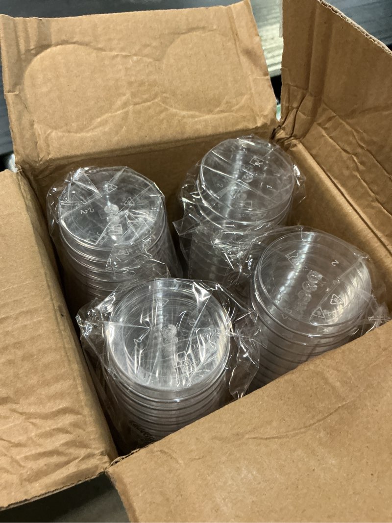 Condition photo showing Good Condition for 100 pieces monogrammed plastic cups gold foil letter h disposable cups 12 oz clear initial party cups for wedding birthday baby shower personalized party drinkware