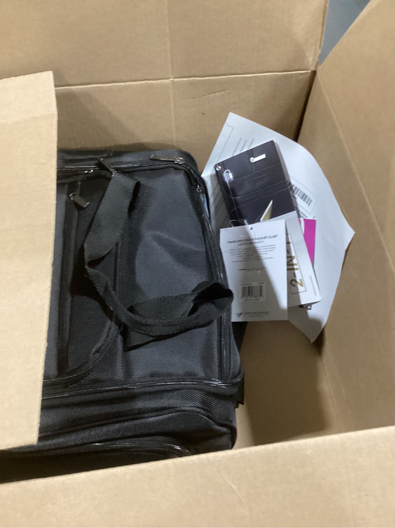 Condition photo showing Good Condition for TPRC 15" Smart Under Seat Carry-On Luggage with USB Charging Port, Black Option, One Size Underseater 15-Inch Black