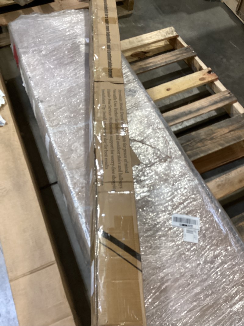 Condition photo showing New/Like New for upgrade 2 in 1 stair handrail&horizontal railing, adjustable 3 step stair railing kit, white wrought iron handrails for outdoor steps,concrete,wood, deck and porch hand rails, with installation kits 3 steps white