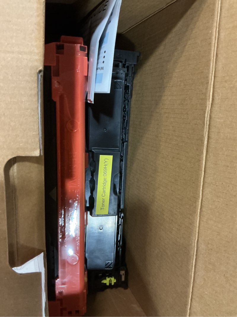 Condition photo showing Good Condition for v4ink 069h 069 toner cartridges high capacity compatible replacement for canon 069h 069 works for canon color imageclass mf750c lbp670c series mf753cdw mf754cdw mf751cdw lbp674cdw printer 4-pack