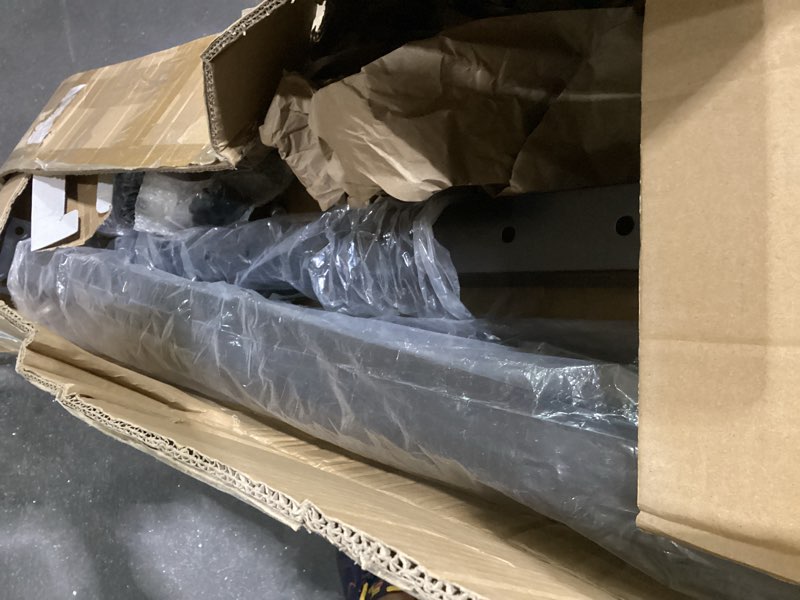 Condition photo showing As Is for *silver* zylorix 36\" 2-12ft swageless black cable railing system post kit with 2 stair posts fit 28-38 degree stairway, t304 stainless steel railing patent reusable cable railing kit, upgraded powder coated 36\" stair post kit -2 pack 1