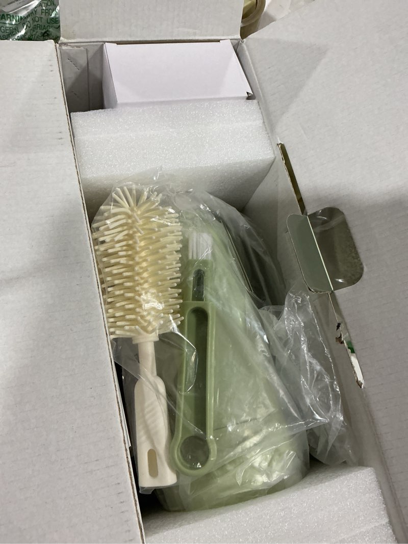Condition photo showing Good Condition for portable bottle warmer for travel - 3min fast heating of breast milk and formula, 36w fast charge, 17 ounces large capacity, baby bottle warmer on the go for outdoor airplane and car green