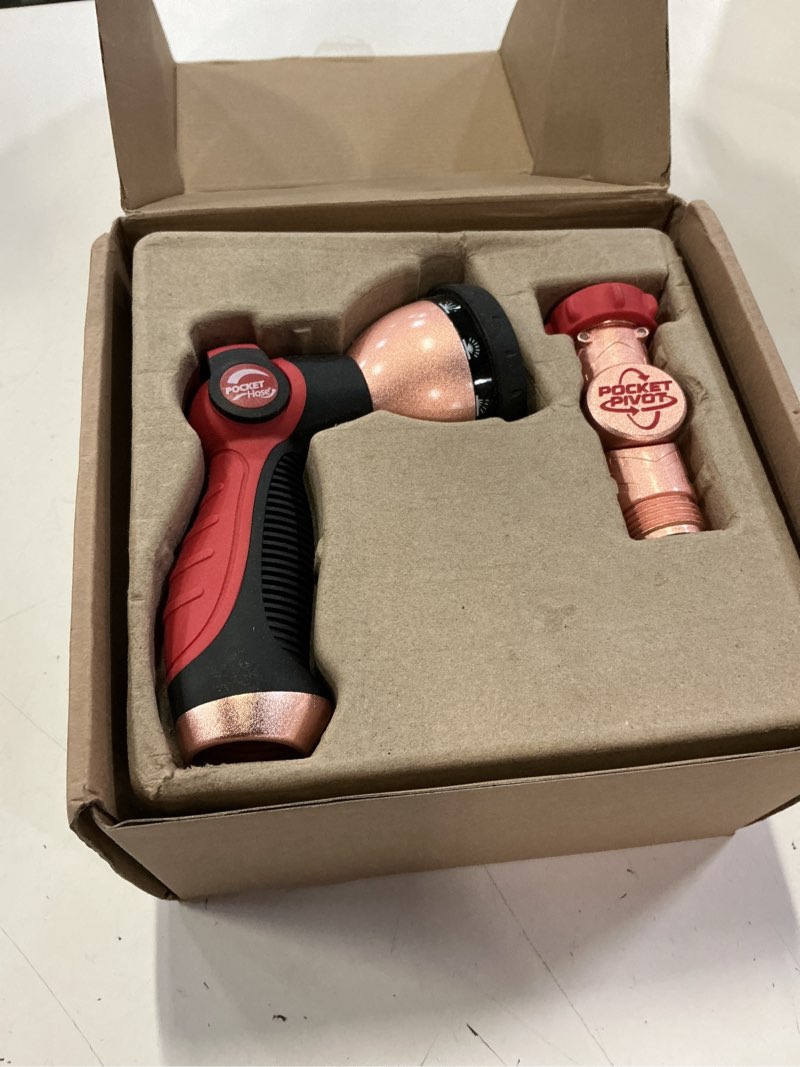 Condition photo showing Good Condition for pocket hose ballistic 50 ft expandable garden hose, no-kink, as seen on tv | anti-burst sleeve reinforced with bulletproof fiber, 360° swiveling pocket pivot connector, lightweight compact design