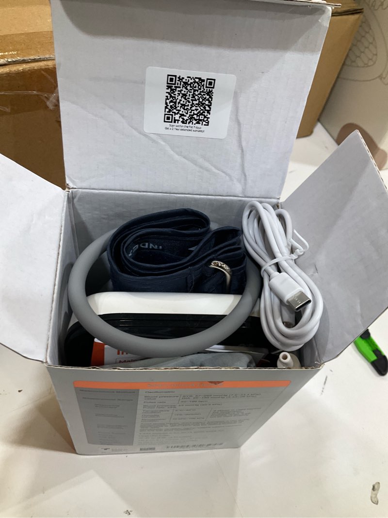 Condition photo showing As Is for Blood Pressure Machine, Automatic Upper Arm Blood Pressure Monitor with 2x199 readout, 4.5 inch Backlit Large Screen Adjustable Large Cuff 9 to 17 inches - arrhythmia and Home Hypertension Detector