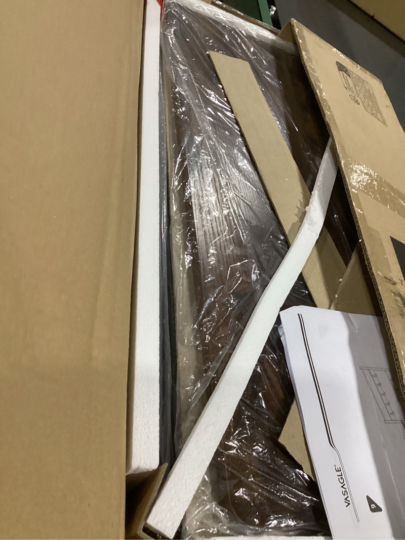 Condition photo showing Good Condition for VASAGLE Coat Rack, Hall Tree with Shoe Storage Bench, Entryway Bench with Shoe Storage, 3-in-1, Steel Frame, for Entryway, 12.6 x 27.6 x 68.9 Inches, Industrial, Rustic Brown and Black UHSR41BX 27.6"W Rustic Brown + Black