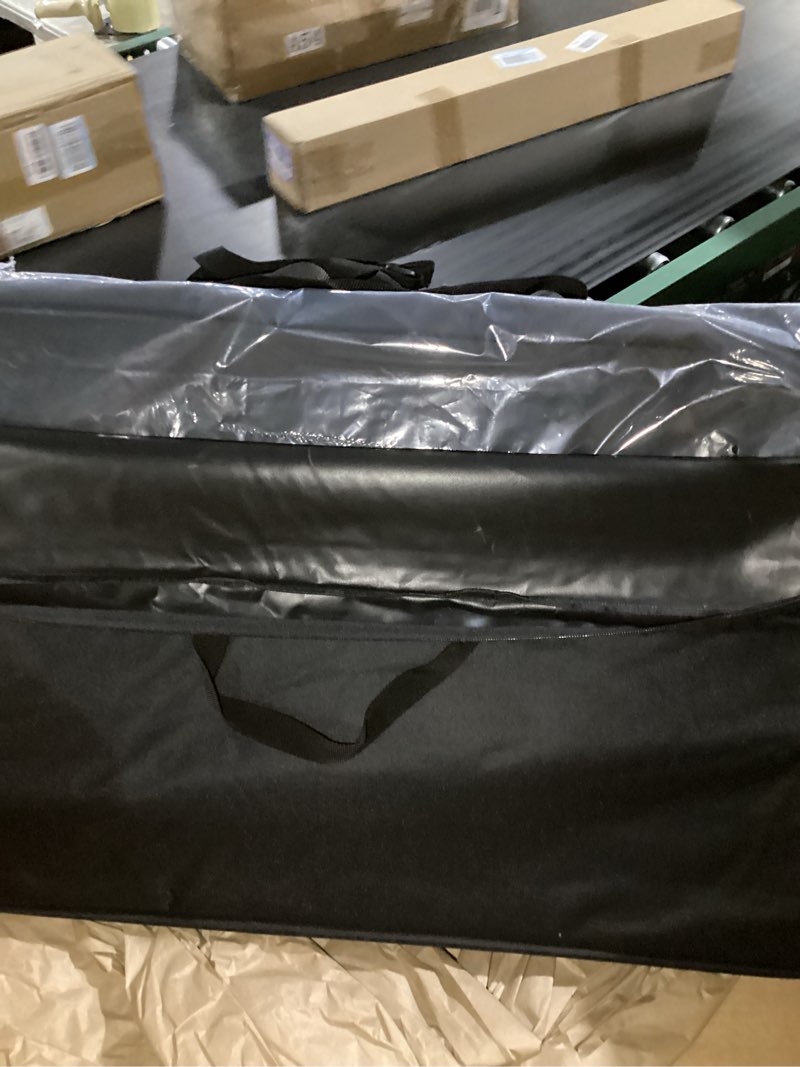 Condition photo showing Good Condition for HOB4U Back Seat Extender for Dogs, Hard Bottom Dog Car Seat Cover for Truck Back Seat, Upgraded PU Leather Dog Hammock for Car, Waterproof, Anti Scratch, Larger Space,?Holds 400lbs? Black XL