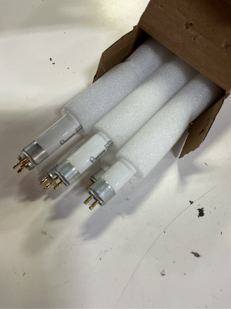 Condition photo showing Good Condition for 21 inch f13t5/ww fluorescent light bulb, 13 watt 3000k warm white replacement tube, g5, 6 pack