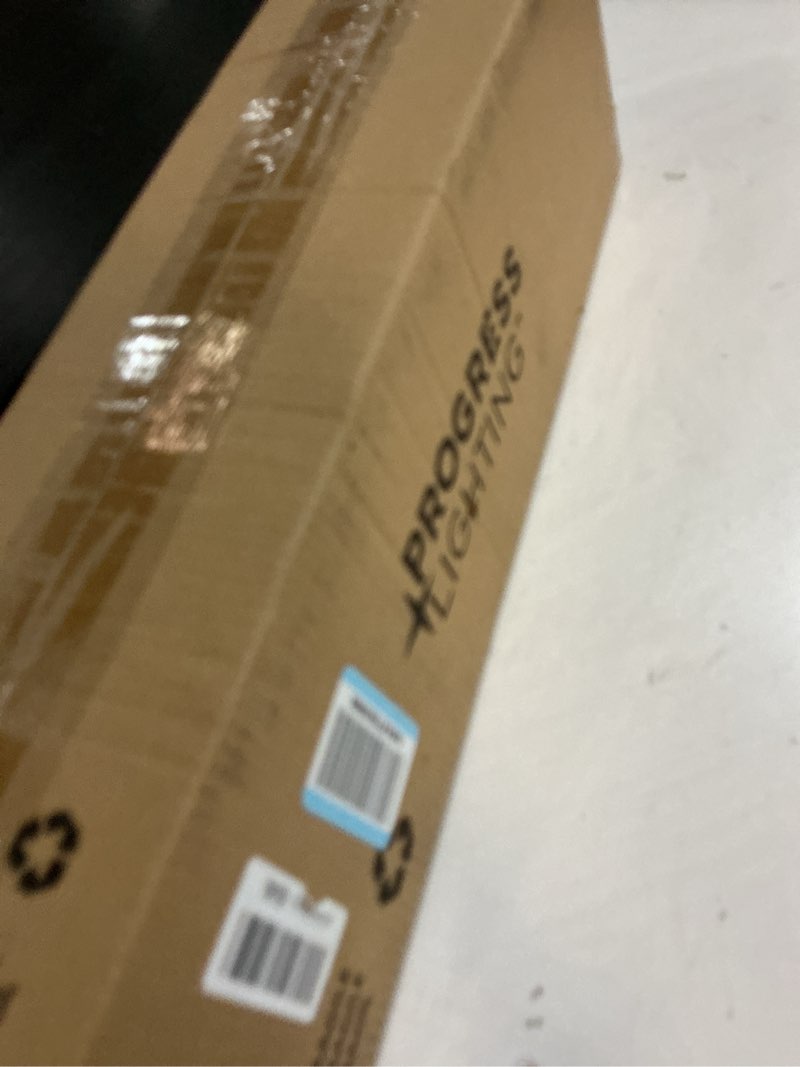 Condition photo showing New/Like New for Progress Lighting Parallel LED Collection 22" Etched White Glass Luxe Bath Vanity Light Brushed Nickel Medium Nickel